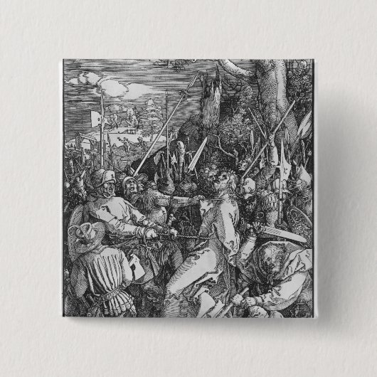 Badge Carré 5 Cm L'arrestation du Jésus-Christ, 1510 (Devant)
