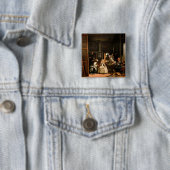 Badge Carré 5 Cm Las Meninas (En situation)