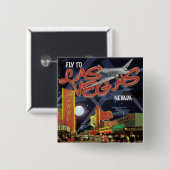 Badge Carré 5 Cm Las Vegas (Devant & derrière)