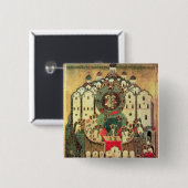 Badge Carré 5 Cm L'Assemblée des anges (Devant & derrière)