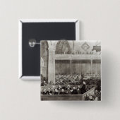 Badge Carré 5 Cm L'Assemblée générale de Kirk de l'Ecosse (Devant & derrière)