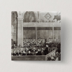 Badge Carré 5 Cm L'Assemblée générale de Kirk de l'Ecosse