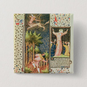 Badge Carré 5 Cm Lat 9471 f.16r novembre, du Grandes Heures d