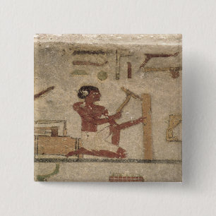 Badge Carré 5 Cm L'atelier du charpentier