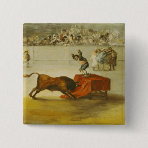 Badge Carré 5 Cm L'autre folie de Martincho dans l'anneau de