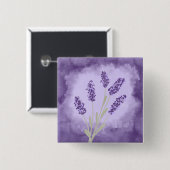 Badge Carré 5 Cm Lavender (Devant & derrière)