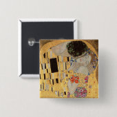 Badge Carré 5 Cm Le baiser, 1907-08 2 (Devant & derrière)