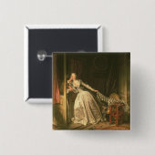 Badge Carré 5 Cm Le baiser volé, c.1788 (Devant & derrière)