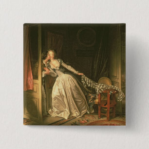 Badge Carré 5 Cm Le baiser volé, c.1788
