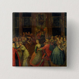 Badge Carré 5 Cm Le bal costumé