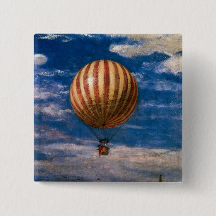 Badge Carré 5 Cm Le ballon, 1878