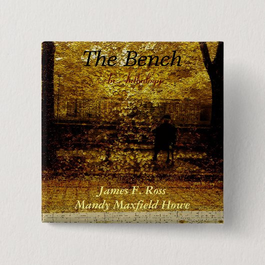 Badge Carré 5 Cm Le banc (Devant)