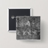 Badge Carré 5 Cm Le bon Samaritain (Devant & derrière)