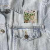 Badge Carré 5 Cm Le Brésil des 'atlas de Miller (En situation)