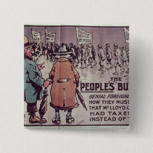 Badge Carré 5 Cm Le Budget', 1909 des personnes