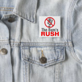 Badge Carré 5 Cm Le Bum's RUSH (En situation)