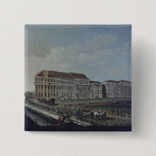 Badge Carré 5 Cm Le bureau de poste à Potsdam, 1784