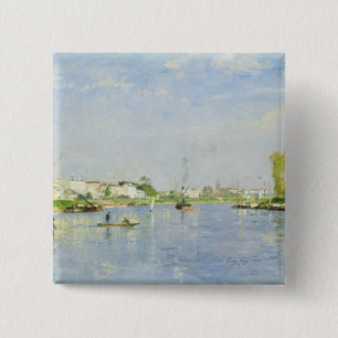 Badge Carré 5 Cm Le canal Saint-Denis