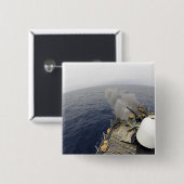 Badge Carré 5 Cm Le canon MK-75 76mm (Devant & derrière)