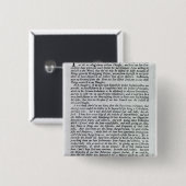 Badge Carré 5 Cm Le capitaine de la déclaration de foules (Devant & derrière)