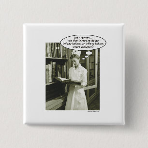 Badge Carré 5 Cm Le cathéter d'insertion gonflent le ballon ou