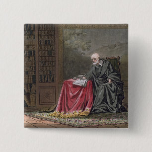 Badge Carré 5 Cm Le chancelier, Michel De (c.1503-73) Co l'Hopital