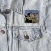 Badge Carré 5 Cm le château d'edinburgh (En situation)