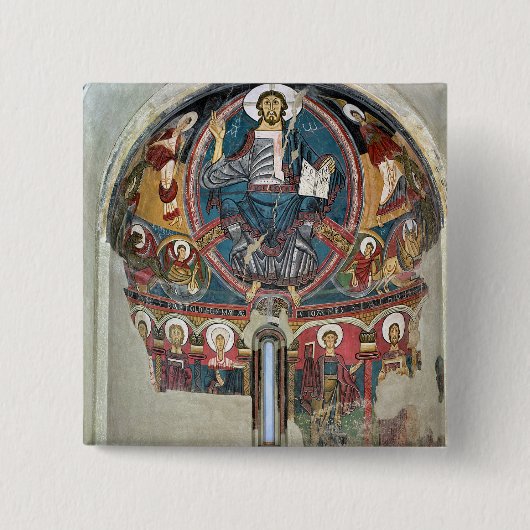 Badge Carré 5 Cm Le Christ dans la gloire 2 (Devant)