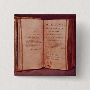 Badge Carré 5 Cm Le code napoléonien