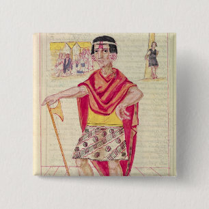 Badge Carré 5 Cm Le Codice Murua