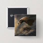 Badge Carré 5 Cm Le concept des Grands Aigles (Devant & derrière)