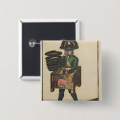 Badge Carré 5 Cm Le costume de la modiste (Devant & derrière)