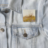 Badge Carré 5 Cm Le coucou (En situation)