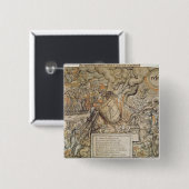 Badge Carré 5 Cm Le creuset de renversement (Devant & derrière)