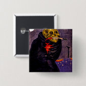 Badge Carré 5 Cm Le danger du bolchevisme (Devant & derrière)