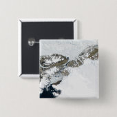 Badge Carré 5 Cm Le dégel estival (Devant & derrière)