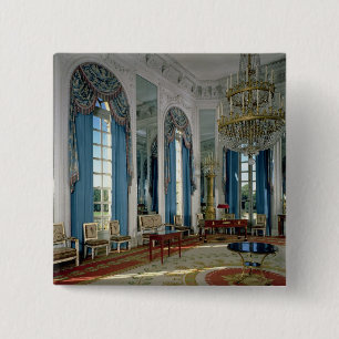 Badge Carré 5 Cm Le DES Glaces (la salle de salon des miroirs) dans