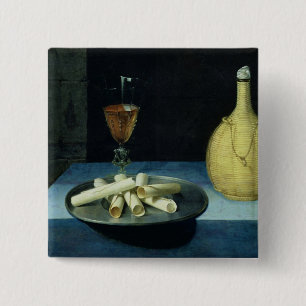 Badge Carré 5 Cm Le dessert des gaufrettes