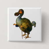 Badge Carré 5 Cm Le Dodo Bird (Devant)