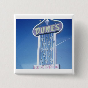 Badge Carré 5 Cm Le Dunes Hotel Las Vegas