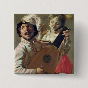 Badge Carré 5 Cm Le duo, 1628