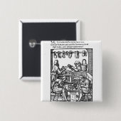 Badge Carré 5 Cm Le fabricant de chaussure (Devant & derrière)