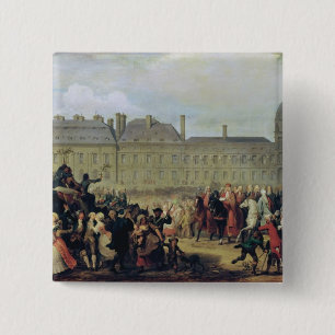 Badge Carré 5 Cm Le faire-part de la signature du Traité