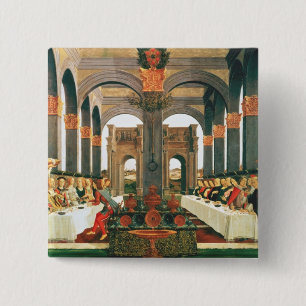 Badge Carré 5 Cm Le festin de mariage