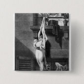 Badge Carré 5 Cm Le feu (Devant)