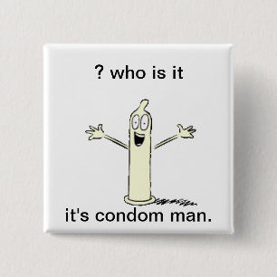 Badge Carré 5 Cm le fond de visite