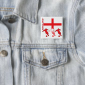 Badge Carré 5 Cm Le football Angleterre (En situation)