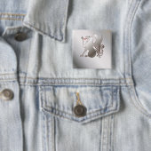 Badge Carré 5 Cm Le griffon (En situation)