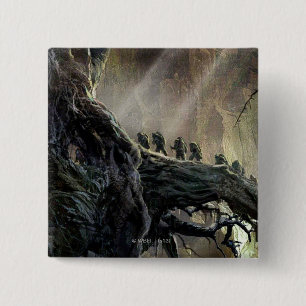 Badge Carré 5 Cm LE HOBBIT : DESOLATION DE SMAUG™ Concept Art
