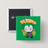 Badge Carré 5 Cm Le Joker - Mini (Devant & derrière)